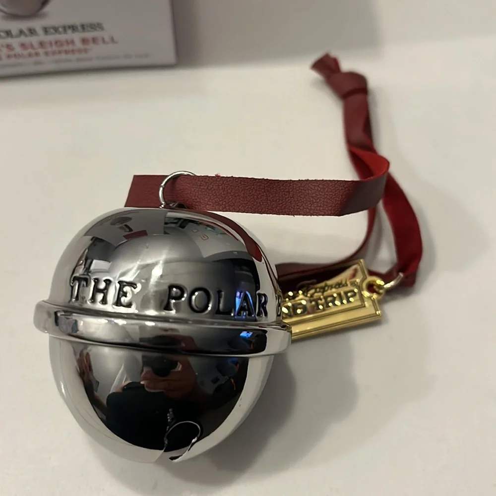 NIB 2022 Hallmark Keepsake The Polar Express Santa's Sleigh Bell Ornament